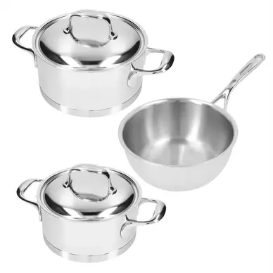 Ensemble de Casseroles Demeyere Atlantis 7 (3-Pieces) Pas Cher